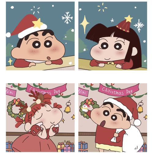 蜡笔小新圣诞节头像 蜡笔小新圣诞图片大全