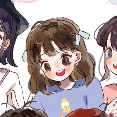 五人团体头像闺蜜 5人组闺蜜头像