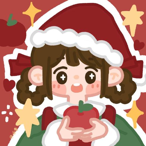 圣诞卡通头像 圣诞节卡通人物头像