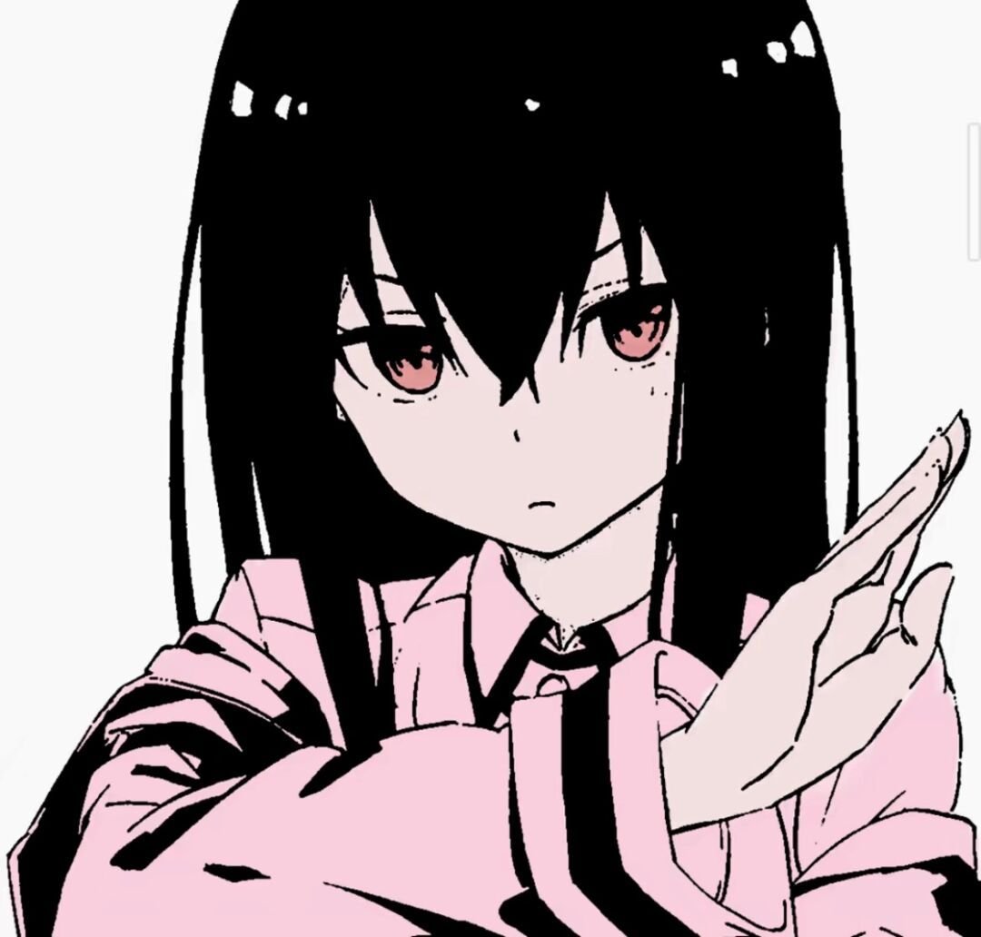 女生卡通动漫头像 黑白女生头像动漫图片