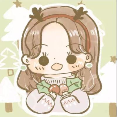 圣诞闺蜜头像两人 圣诞二人闺蜜头像