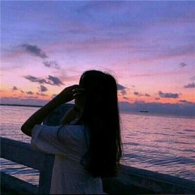 美女头像背影唯美 唯美美女头像背影