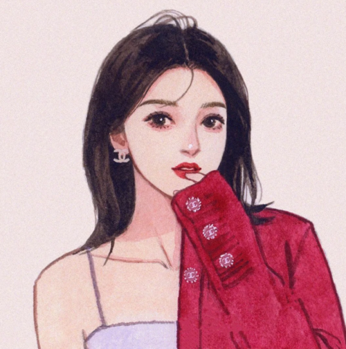 手绘美女头像 美女图片头像手绘