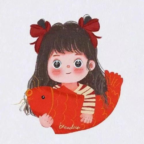 红色卡通头像 红色的卡通头像