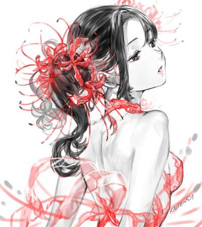 彼岸花头像女生 头像女生彼岸花