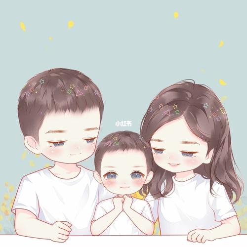 一家三口卡通头像制作 一家三口卡通头像制作