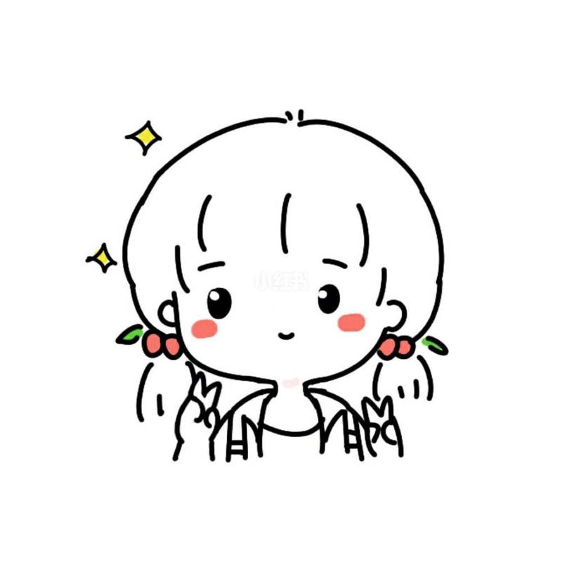 闺蜜头像简笔画 简单的闺蜜头像简笔画