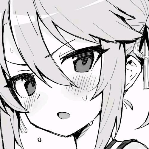 黑白头像动漫女 黑白头像女动漫头像