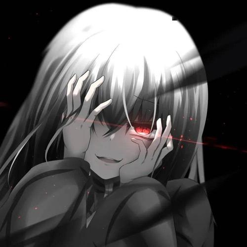 黑化女生头像 黑化的女生头像