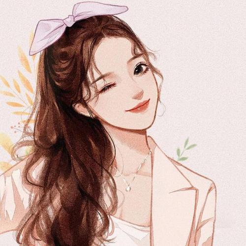 绘画头像女手绘 手绘头像美女图片