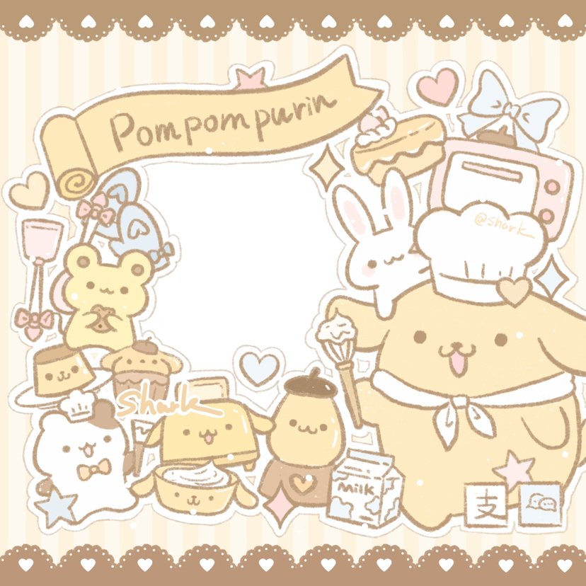 三丽鸥相框图头像图片 三丽鸥人物卡通头像