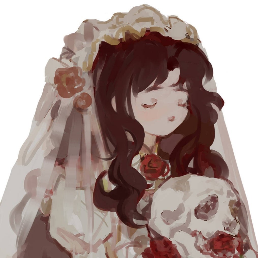 女生卡通手绘头像可爱图片 女生手绘微信头像图片