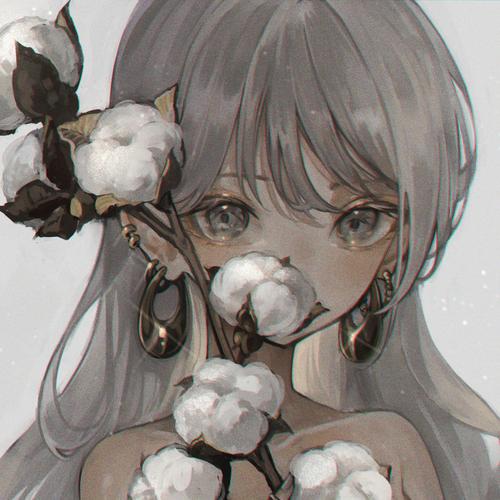 女生头像慵懒偏冷淡风二次元 头像懒散风女生二次元