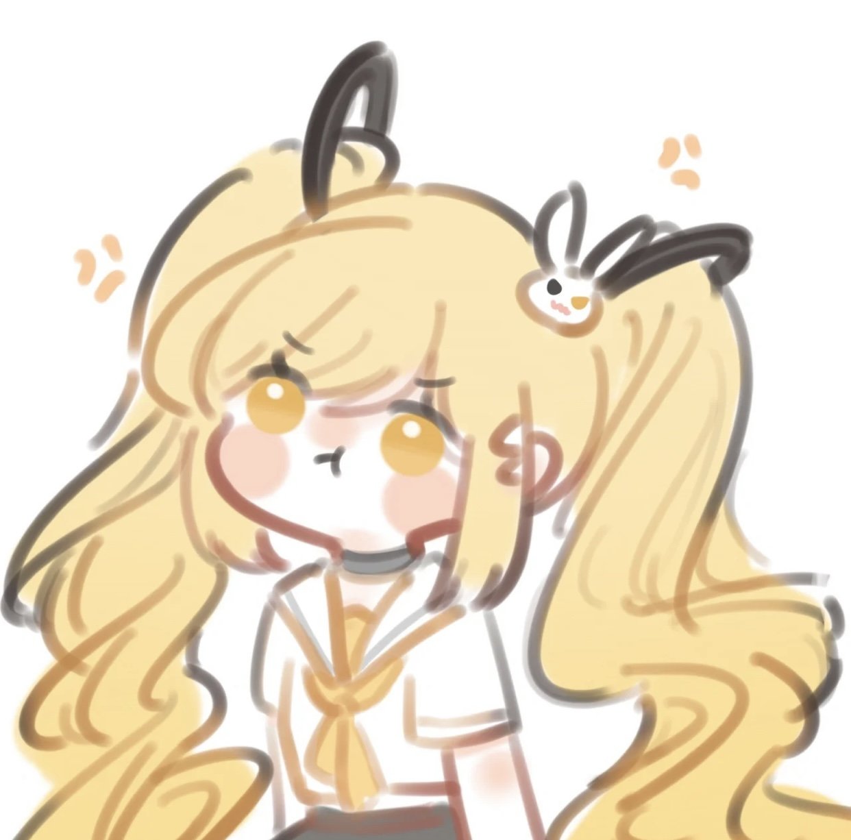 手绘人物卡通头像 简笔画可爱卡通手绘人物头像