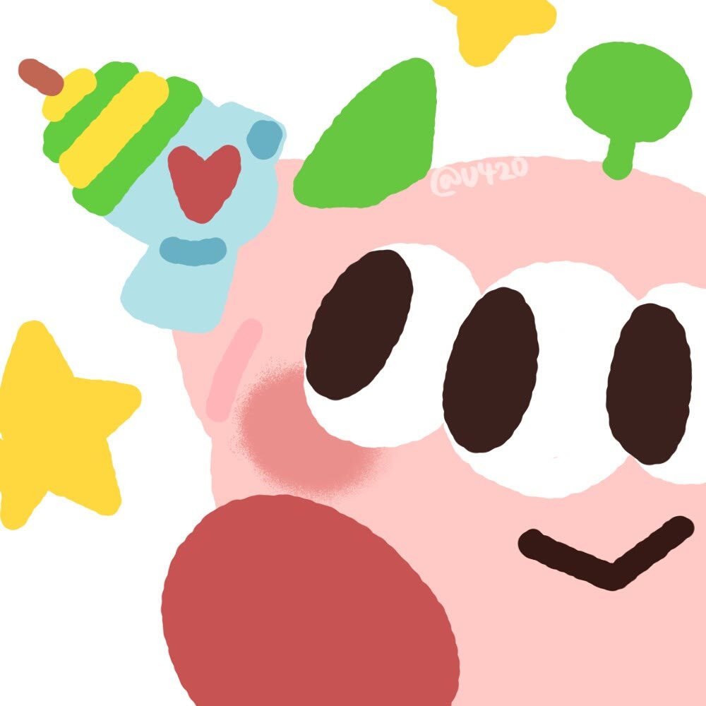 卡比卡通画头像大全 星之卡比卡通头像图片