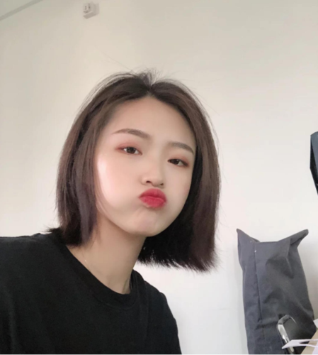 短头发女生图片 短发女生头像可爱真人