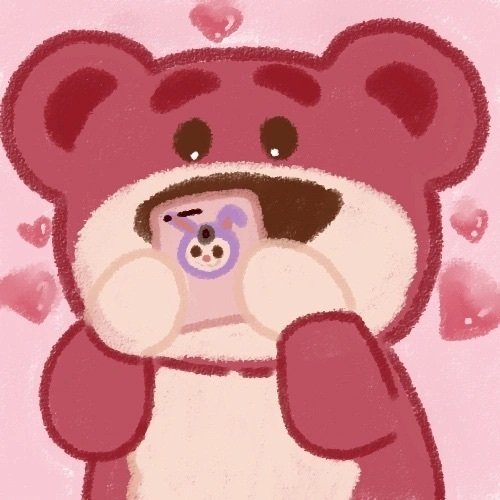 可爱草莓熊头像图片 草莓熊头像可爱微信头像