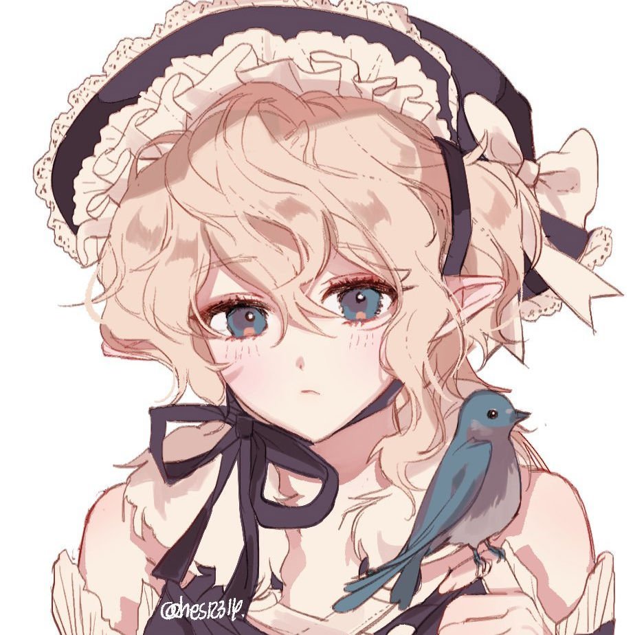 手绘头像女可爱动漫图片 手绘动漫女头微信图片