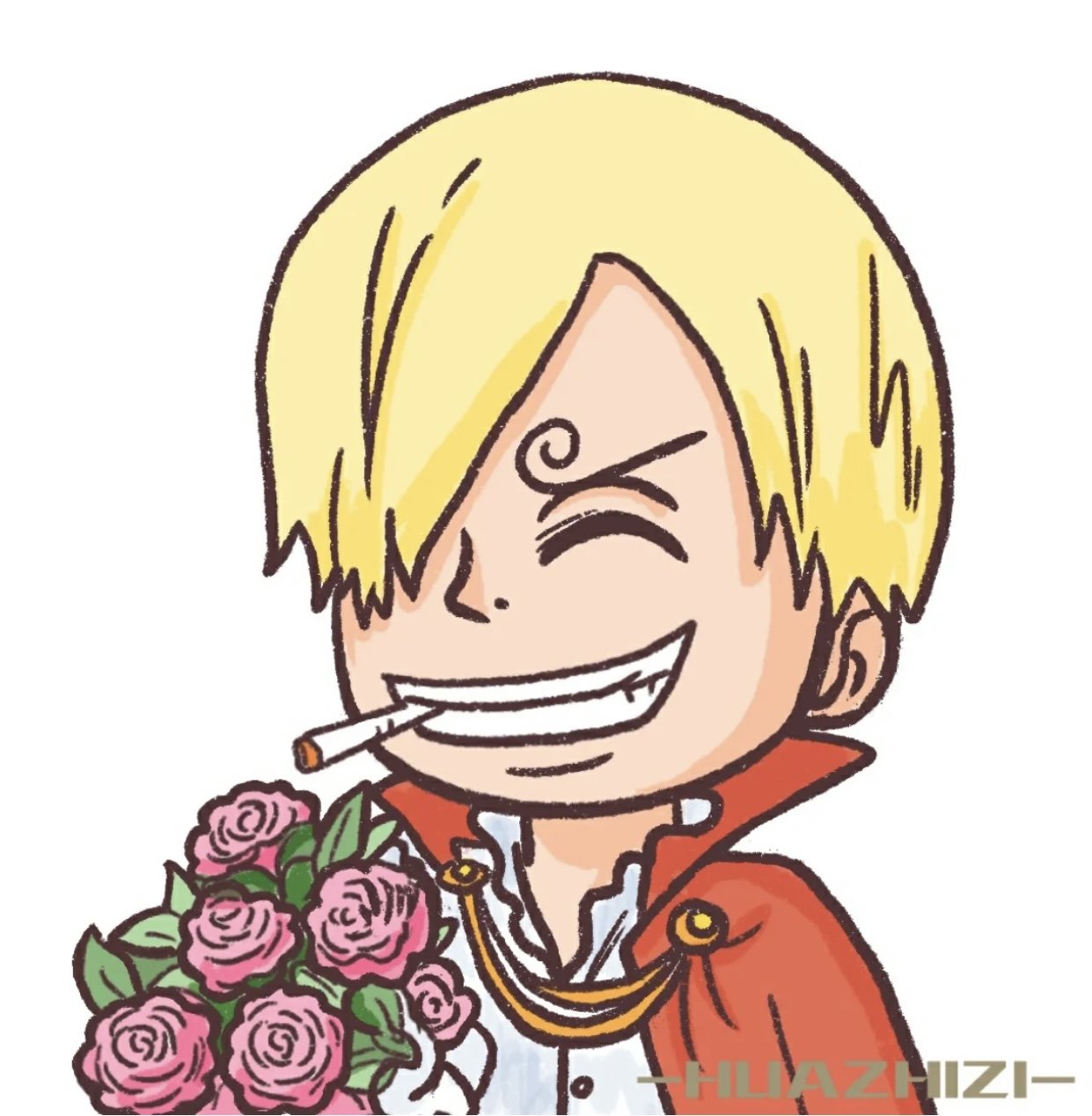 海贼王草帽一伙成员头像图片手绘大全