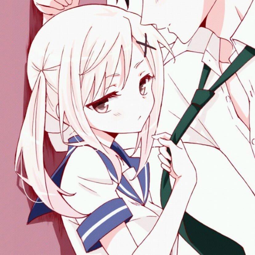 情侣漫画头像一男一女图片 动漫情侣头像可爱超甜