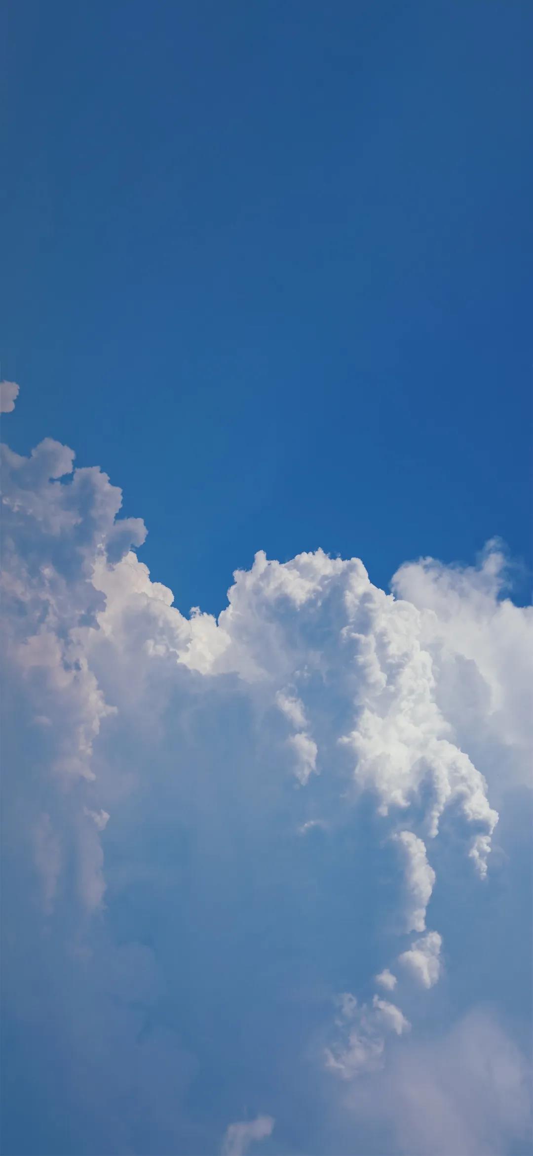 白云和乌云唯美自然风景高清手机壁纸图片