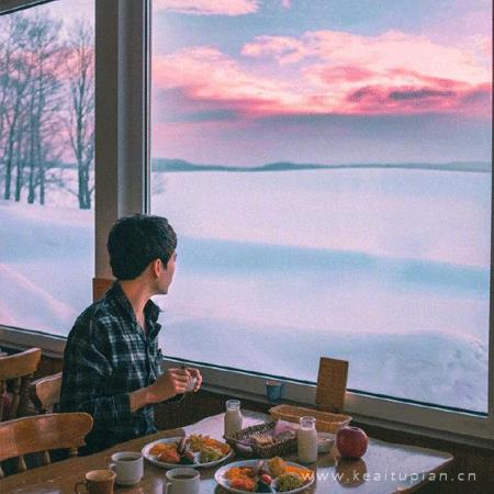 冬天的阳光和每天的你·唯美冬日雪景图片