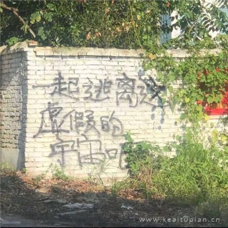 励志的文字涂鸦唯美风景图片大全