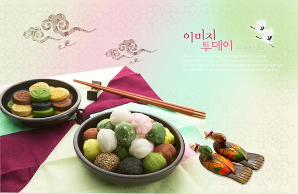 超美韩国诱人美食，做得如此小巧图片