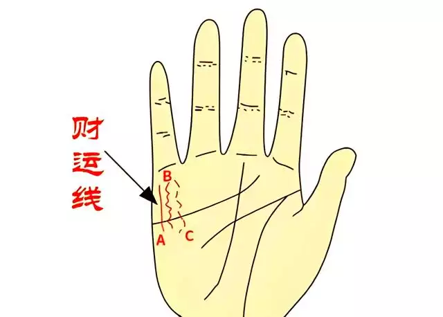 财运线形态解析，财富顺逆一手掌握