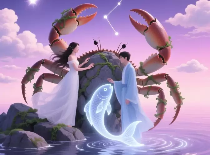 巨蟹女和双鱼男：浪漫与现实的完美碰撞