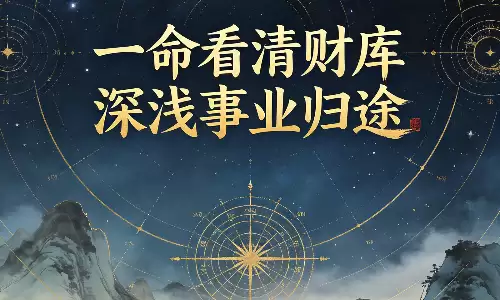 一命看清财库深浅事业归途