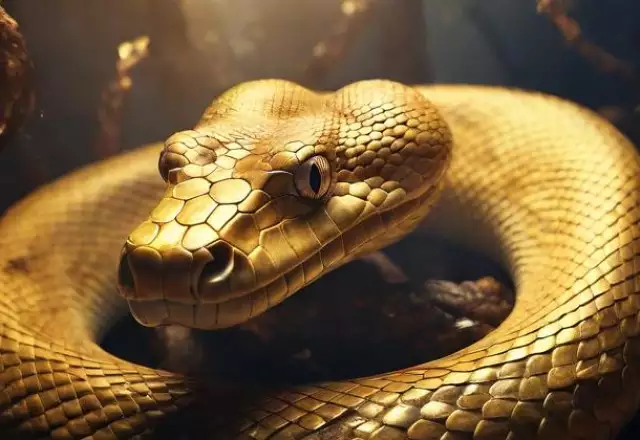 梦见金色蟒蛇代表什么征兆？吉凶、财运、感情全面解读