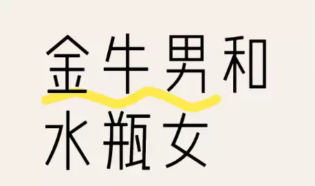 水瓶女和金牛男在一起会怎样