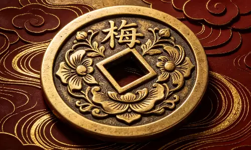 易久堂纯铜梅花钱，专治流年不顺