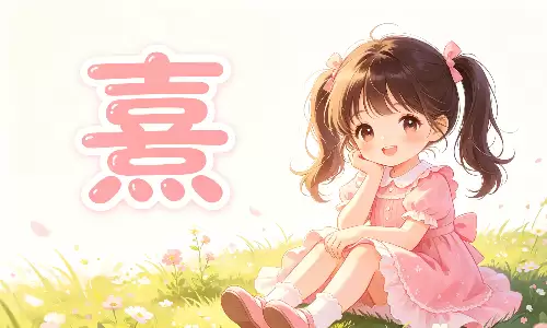 带熹字女孩吉利好名 温柔又显光亮