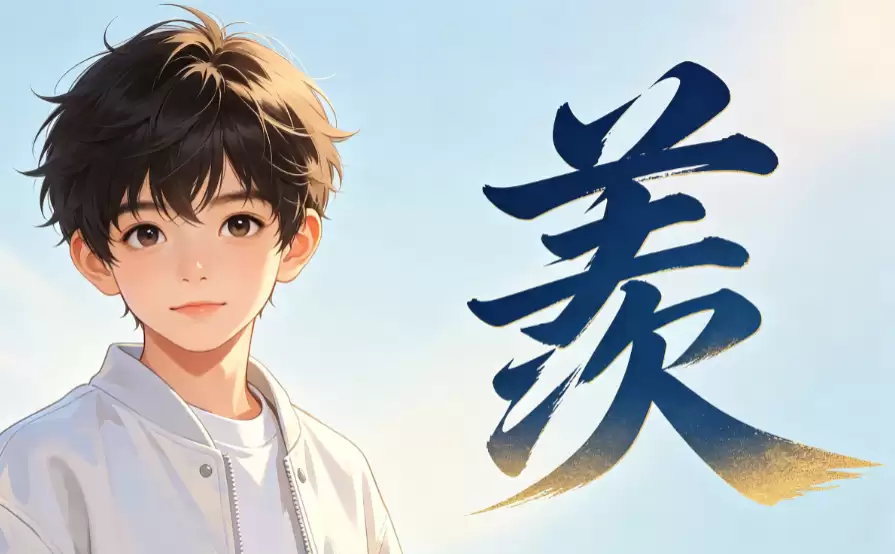 寓意出众带羡字男孩名字