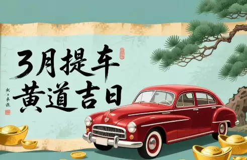 3月提车黄道吉日，2026年最适合提车的吉祥日子