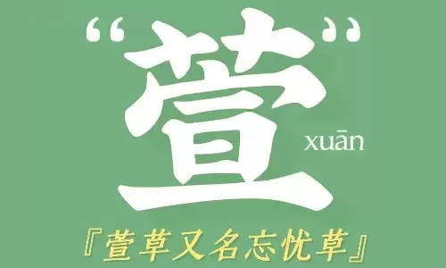 萱字为何是取名热门？好听且有多层吉祥寓意
