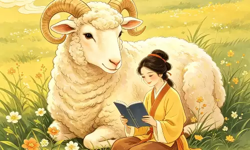 腊月羊看似温顺隐忍，实则命藏贵气