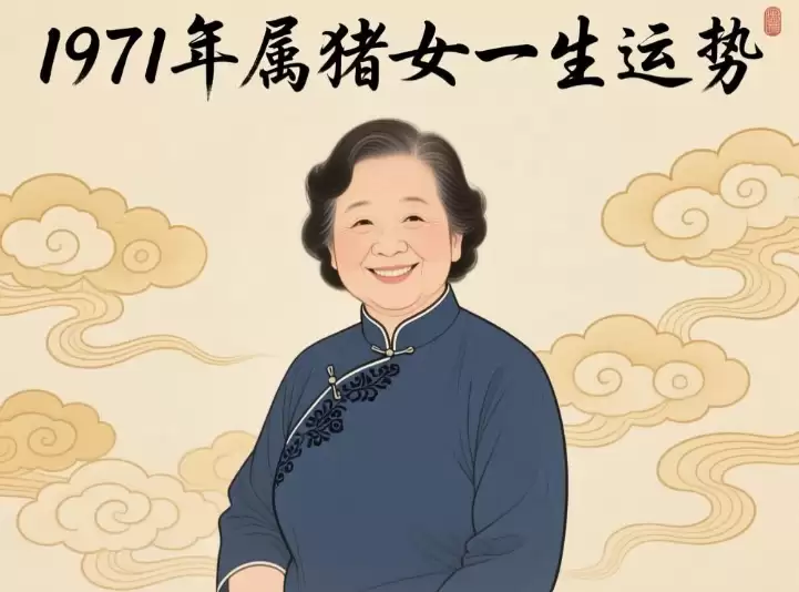 1971年属猪女一生运势，听说她们的事业和感情都挺有戏