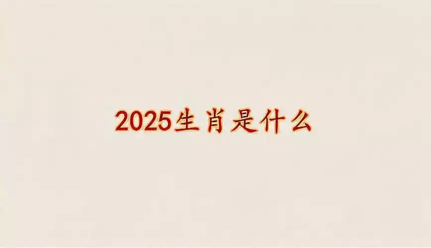 2025属什么生肖？揭秘2025年出生宝宝的命