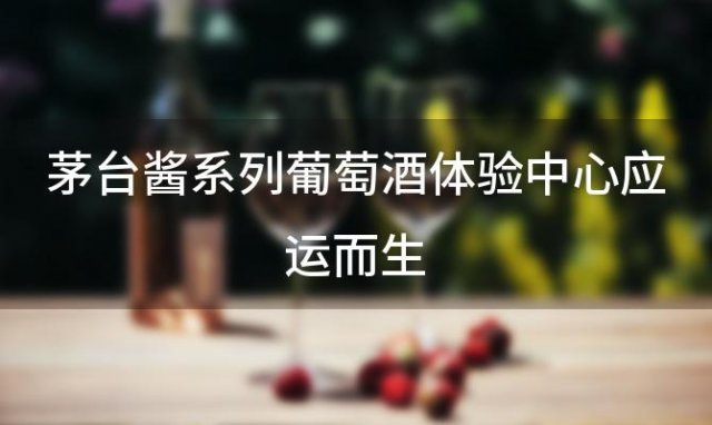 茅台酱系列葡萄酒体验中心应运而生