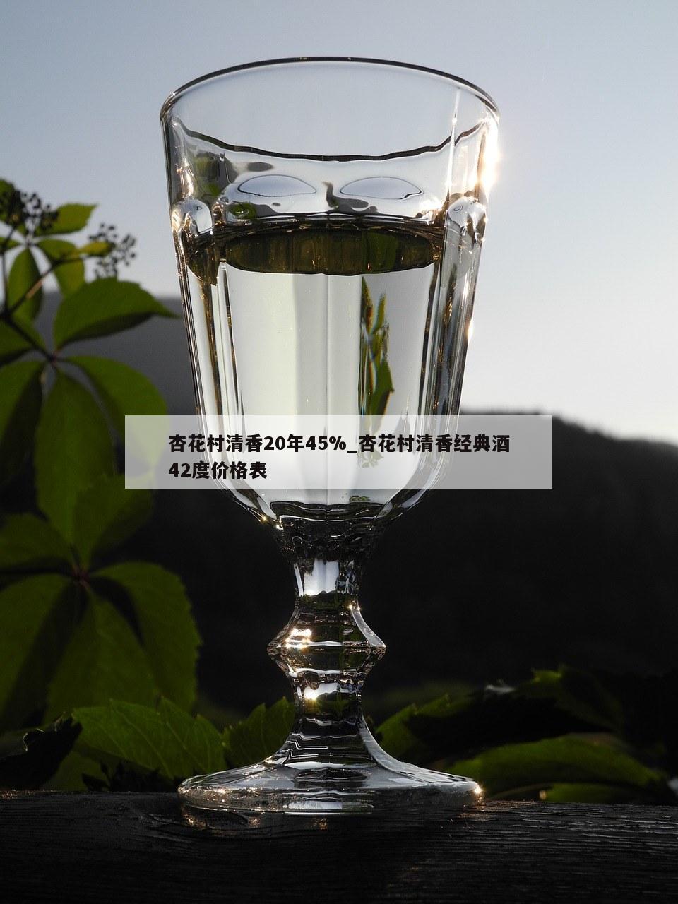杏花村清香20年45%_杏花村清香经典酒42度价格表