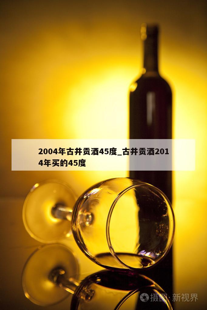 2004年古井贡酒45度_古井贡酒2014年买的45度 