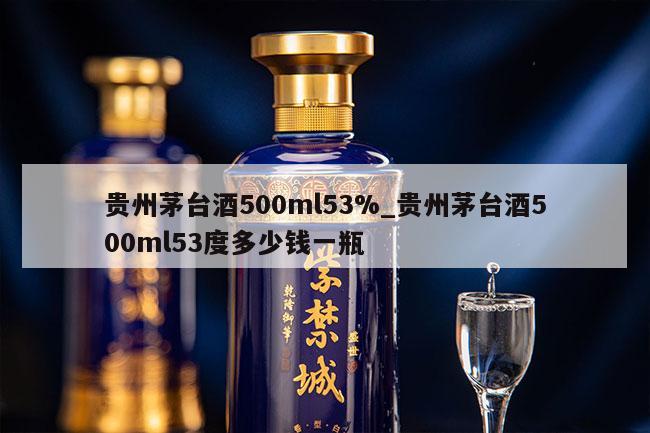贵州茅台酒500ml53%_贵州茅台酒500ml53度多少钱一瓶 