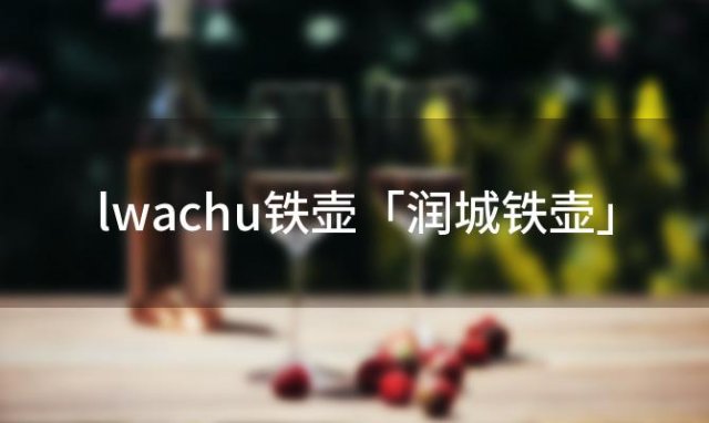 lwachu铁壶「润城铁壶」 