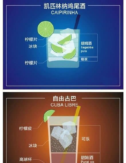 自制国际潮流鸡尾酒：18款最受欢迎的配方大公开