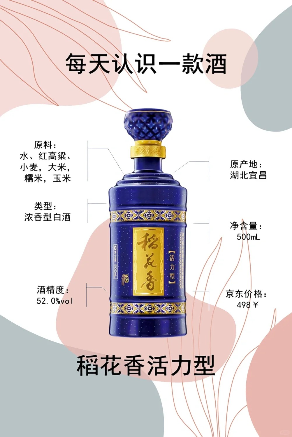每天认识一款酒｜稻花香 活力型