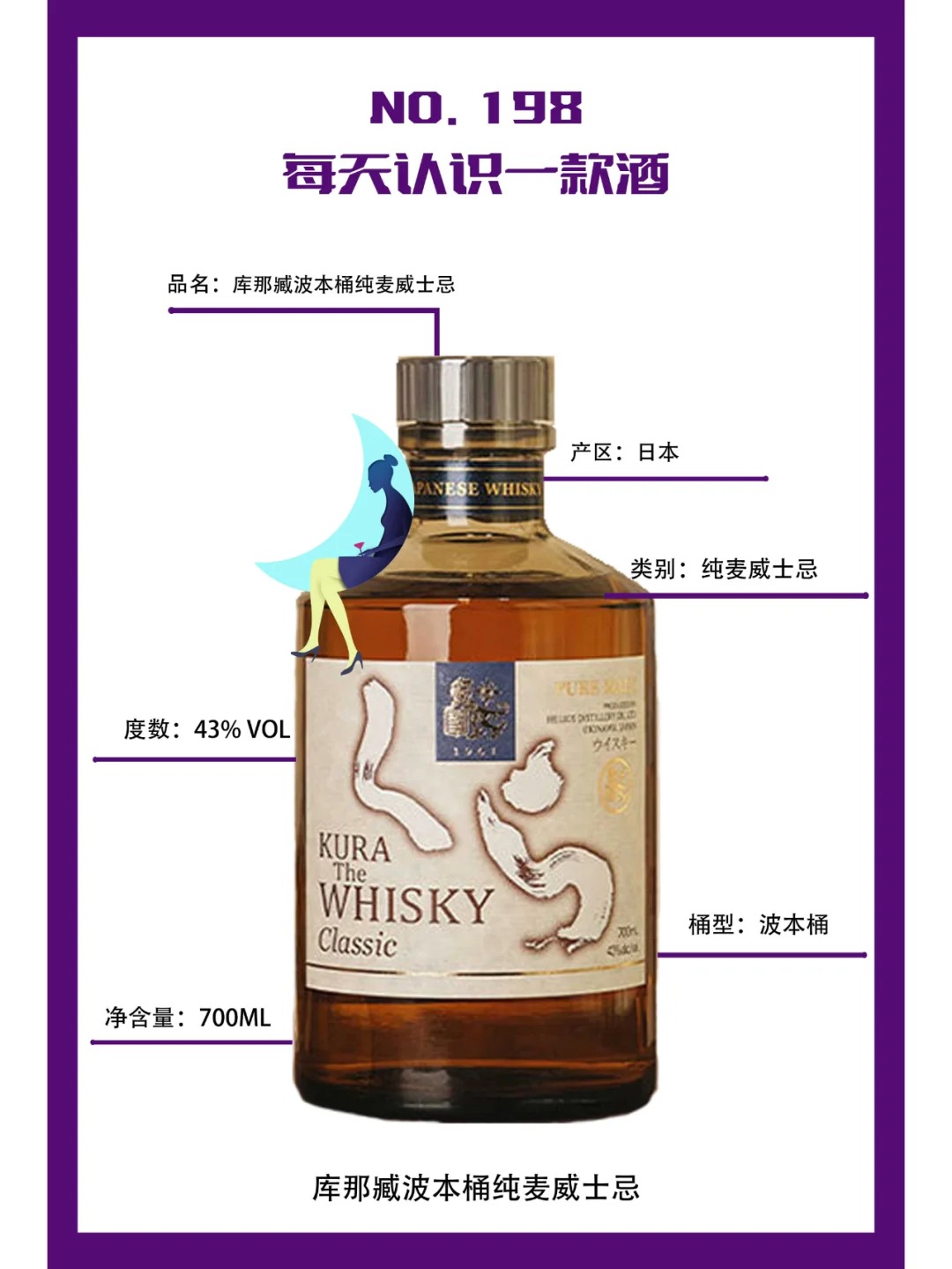 每天认识一款酒|库那臧纯麦威士忌 