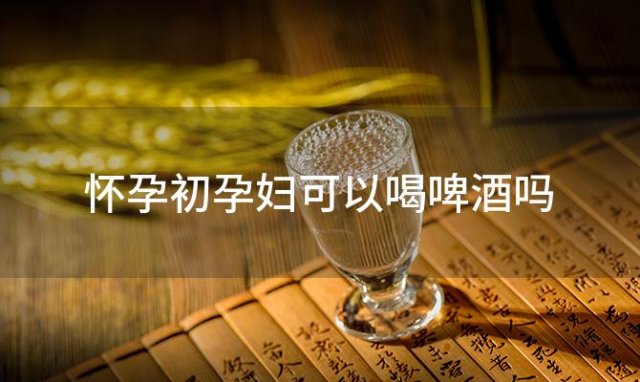 怀孕初孕妇可以喝啤酒吗 